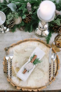 log placemat place settings