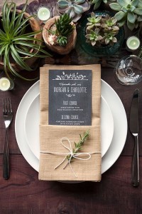 pocket napkin place settings